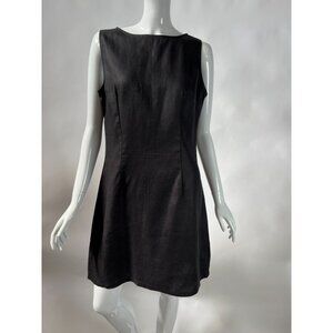 Old Navy Womens Black Linen Sleeveless Dress Size 8